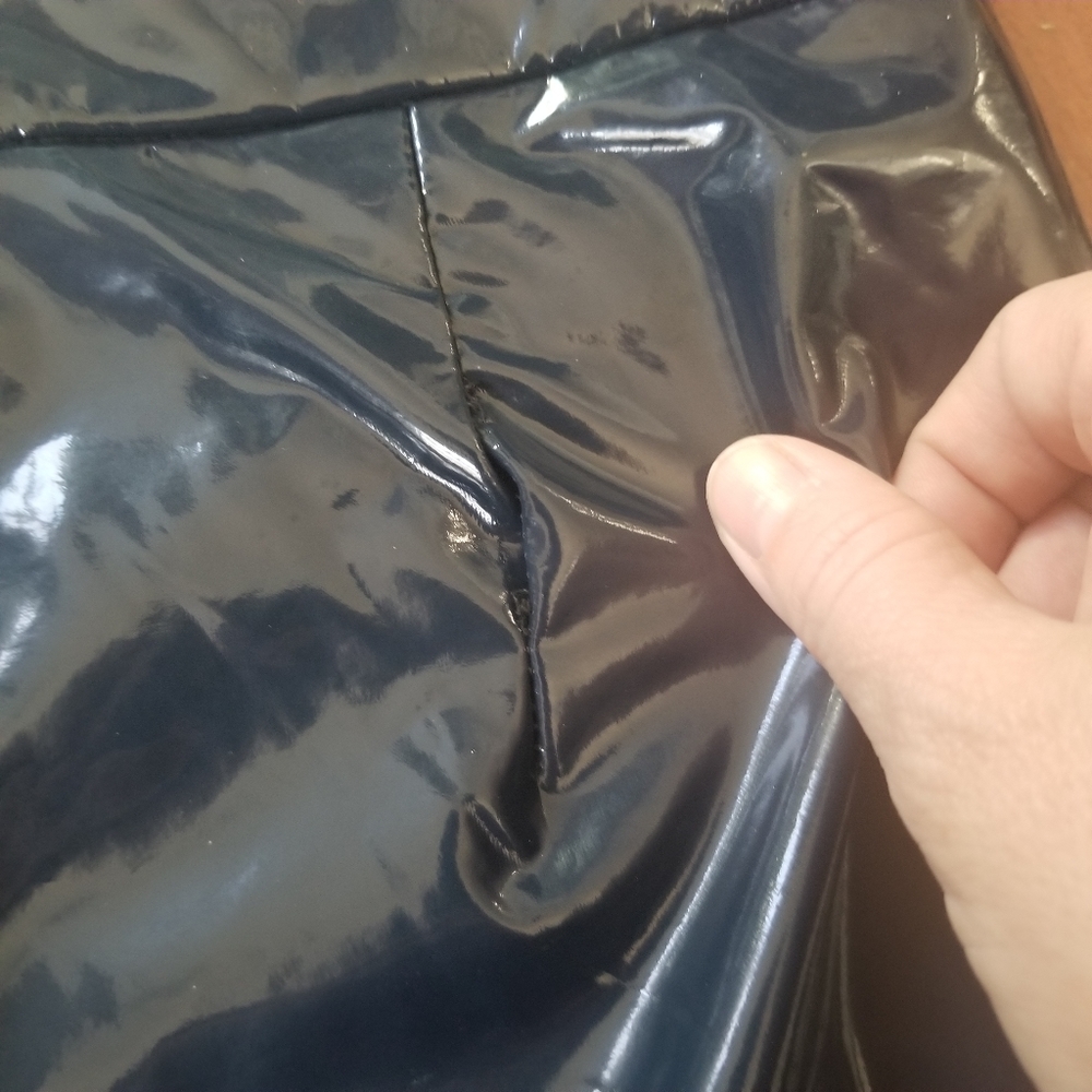 Vinyl navy pants - Picture 9 of 16